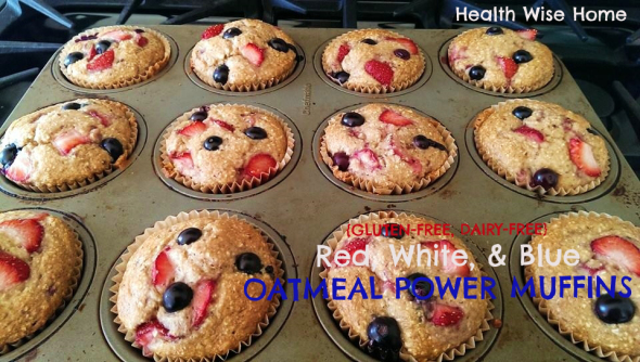 rwb oatmeal power muffins